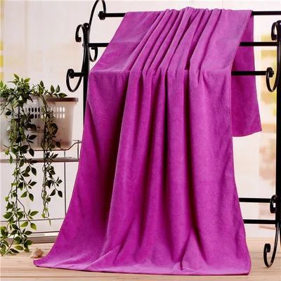 Microfiber Bath Towels – Super Absorbent, Soft, Fast Drying and Oversized Bath Lines Multipurpose for Travel, Sports, Spa, Blue