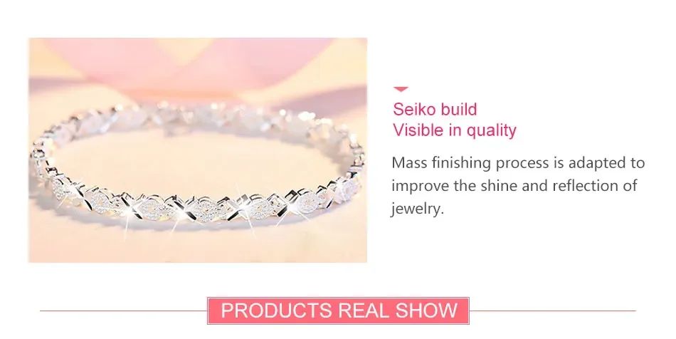 Pulseira de Prata Esterlina 925 Moda Múltiplos Estilos Corrente Para Mulheres Moda Luxo Pulseira Charme Presente de Joia de Casamento