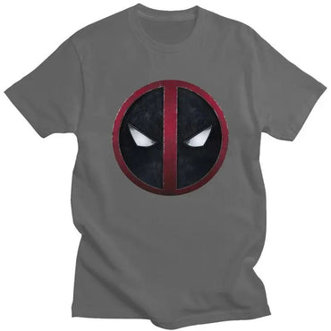 Mens Deadpool T Shirts Short Sleeve Cotton Tshirts Stylish Leisure Marvel Tee Plus Size Apparel Marvel Top Graphic T-shirt Print