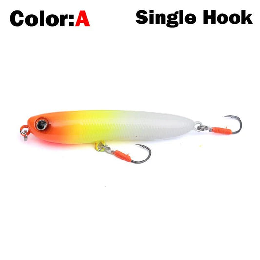 Isca de Pesca Flutuante OUTKIT Pencil StickBait 7g Wobblers Iscas Topwater Crankbait Artificiais para Arremesso Longo Hard Bait