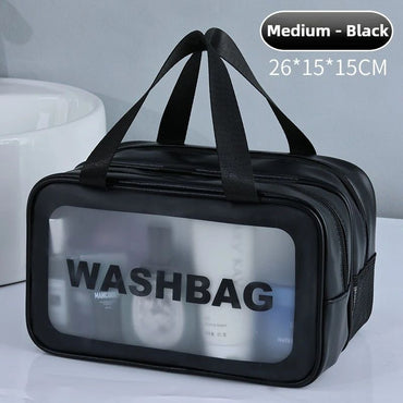 Waterproof Makeup Bag for Women, Wet and Dry Separation, Portable Swimsuit Storage Bag, Large Capacity Men's Beach Toiletry Bag