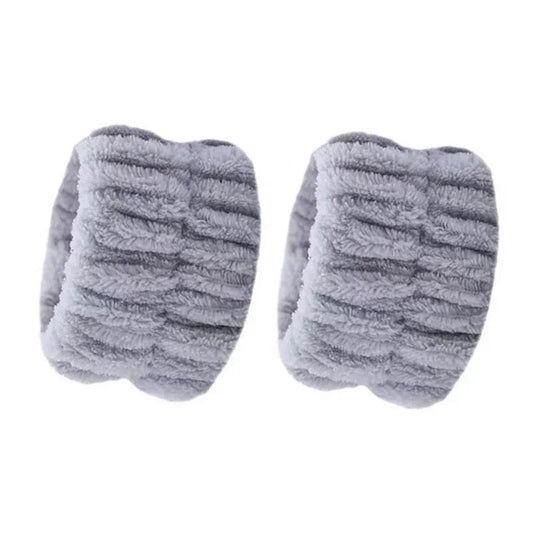 Wrist Washing Belt Soft Cotton Towel Face Wash Absorbent and Moisture-proof Hand Towel Wrist Wash with Coral Fleece Splash Proof