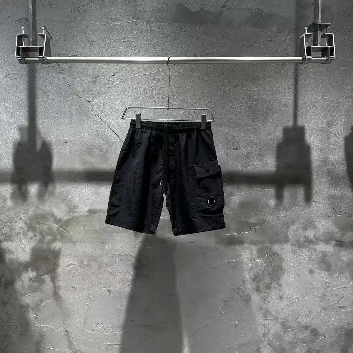 New CP Summer Youth Casual Sports Loose Beach Pants Nylon Shorts Quick drying 5-point Pants Trendy Brand Men's Fashion