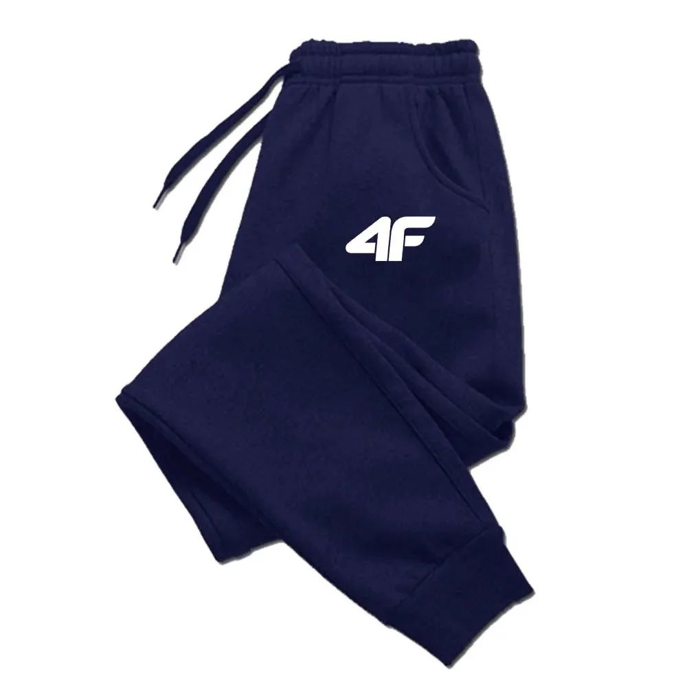 4F Men's Creativity Printed Jogging Pants, Fitness Joggers, Running Pants, Training Sport Trousers, Sportswear Sweatpants,