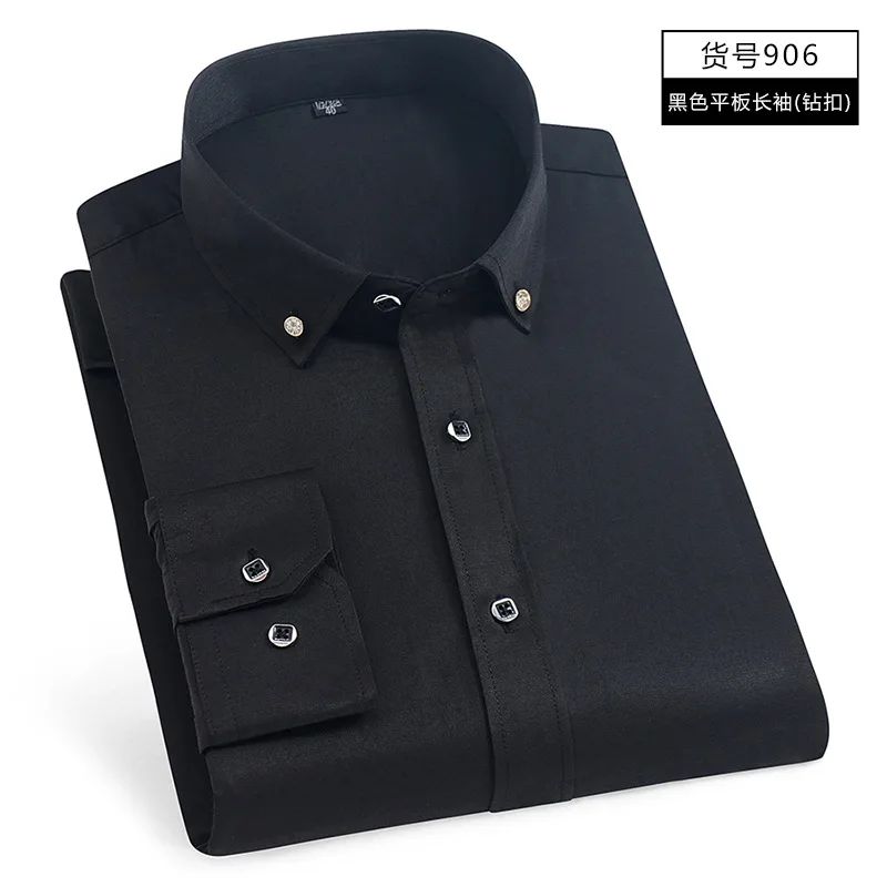 New Men's White Shirt Korean High End Version Free Shipping Popular Clothes Short Sleeve Long Sleeve Casual Suit Bottom Shirts