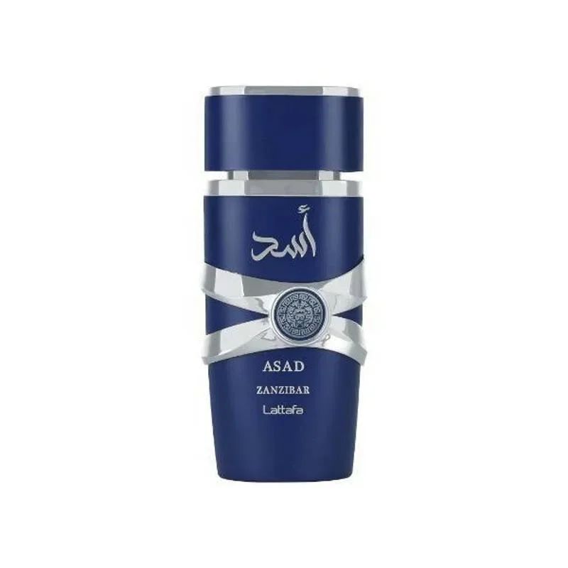 Asad Zanzibar by Lattafa for Men Eau de Parfum Spray 3.4 Oz 100 Ml Brand New Box
