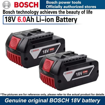 100% Original 18v 6Ah 5Ah 3Ah BOSCH Professional 18V 18650 Battery 18V Li-ion Replacement for BAT609 BAT609G BAT618 BAT618G