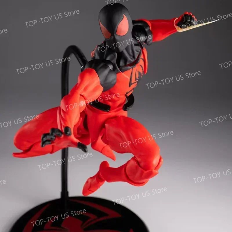 Conjunto de Brinquedos Original de Figuras de Ação Anime do Homem-Aranha, Traje Simbionte e Aranha Escarlate - Conjunto de Presente Colecionável
