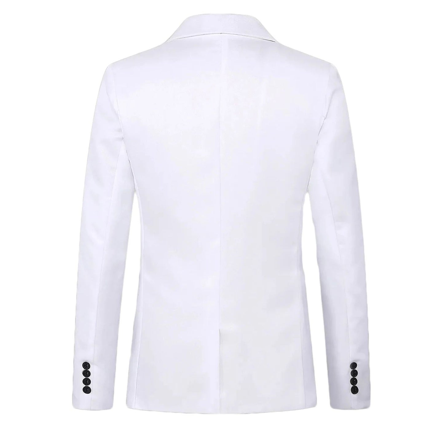 Men's Trendy Leisure Boutique Suit Jacket Autumn Casual Business Slim Fit Non-ironing Single Button Suit Solid Formal Blouse
