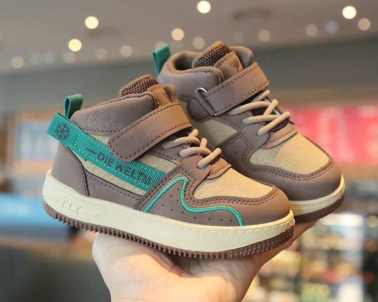 Tamanho 21-32 Tênis Casual Respirável para Crianças Meninas Meninos Sapatos Leves Resistentes ao Desgaste Sapatos de Bebê Antiderrapantes para Crianças Pequenas