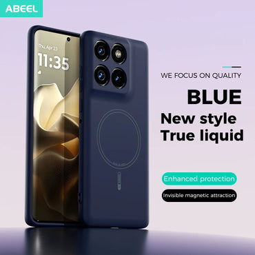 For Motorola Moto Edge 60S 60 Pro Phone Case Hand Feel Liquid Silicone Magsafe Magnetic Soft Mobile Phone Cover