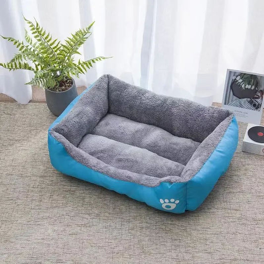 Cama grande e confortável para cães e gatos, casa quente, macia, algodão PP, cesto para cães, universal, impermeável, para gatos.
