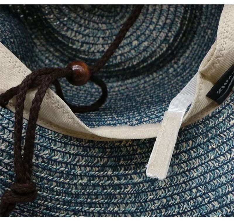 Western Cowboy Hat Summer UV Protection Unisex Vintage Sun Hat for Outdoor Travel Riding New