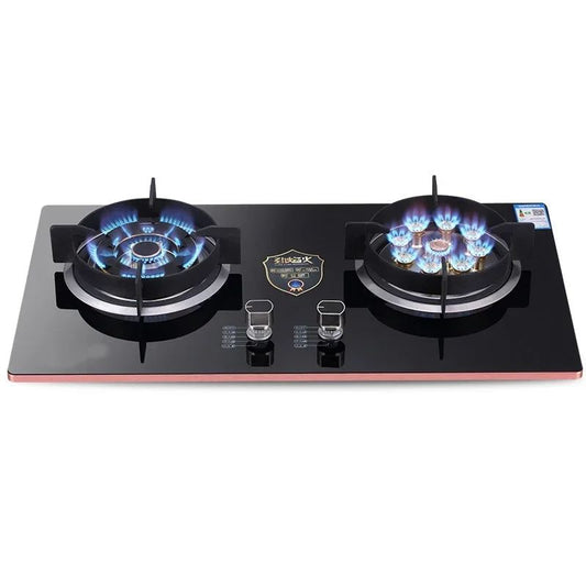 Home Electric Household Embedded Desktop Energy-Saving Induction Cooker Natural Gas Liquefied Gas Stove Double Stove Eye Tempere