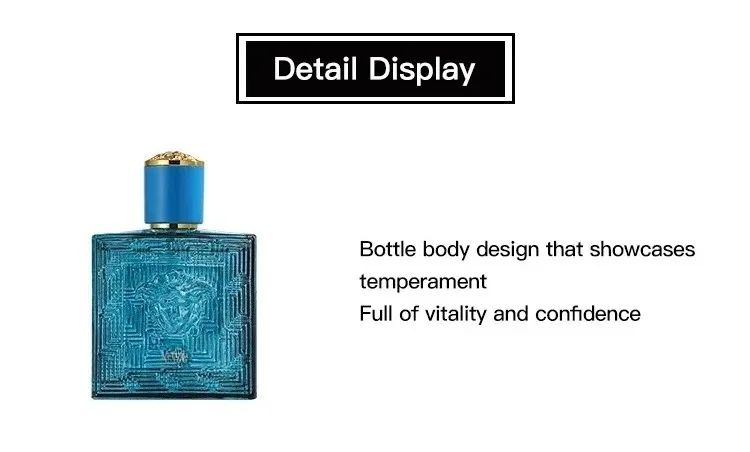 100ml Eros Flame Men Eau De Parfum Spray Tester Woody Notes Covered or Uncovered, Random Packaging Is Rudimentary