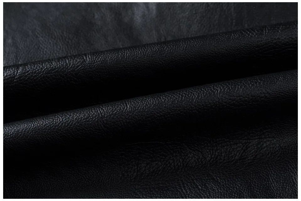 Casual Biker Patchwork Leather Jacket Men's Fashion Stand Collar Vintage Warmth PU Leather Coat Autumn Winter Streetwear