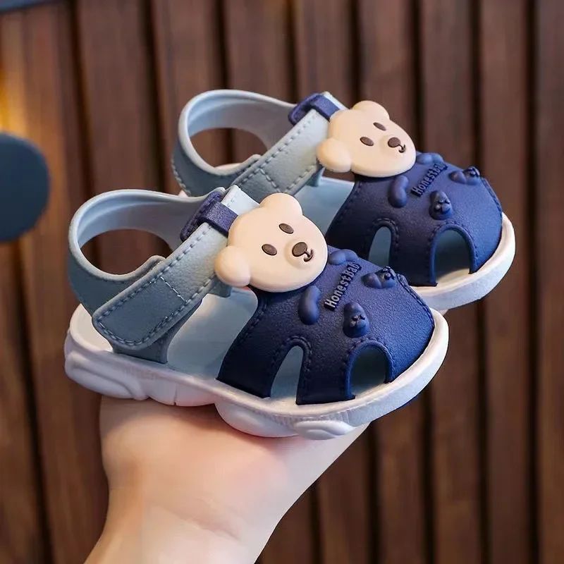 Summer Baby Boys Girls Sandals Children Beach Sandals Cartoon Infant Toddler Shoes Comfortable Soft Sole Kids Shoes 1-3 Years