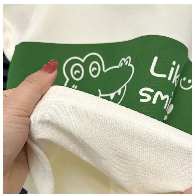 2Pcs Cartoon Bear Children Short Sleeve Shorts Sets Summer Kids Clothes Boy Girl Baby Thin Cotton Tee Tracksuits Fashion Outfits