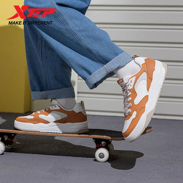 Xtep Qilang Lite Skateboarding Shoes For Men 2025 Summer Comfortable Versatile Casual Shoes Low-top Sports Shoes 976319310041
