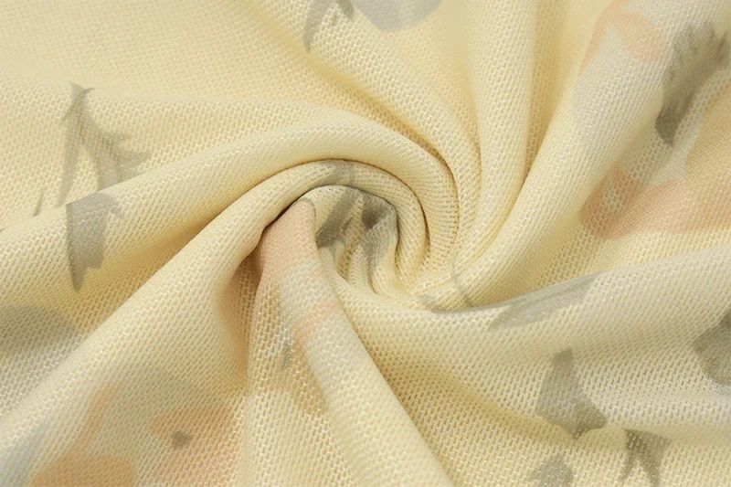 Retro V Neck Dresses Yellow Sleeveless Flower Print  Maxi Long Dress Elegant Hig