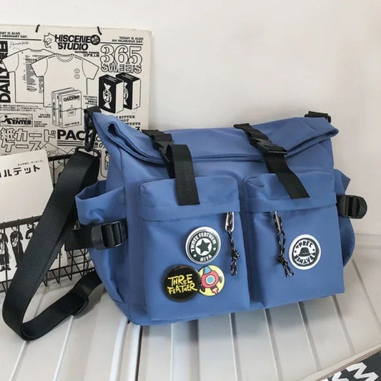 Japanese Harajuku School Bags for Teenage Girls Casual Fashion Crossbody Bag New Trendy Shoulder Bag Student Backpack Hand Bags