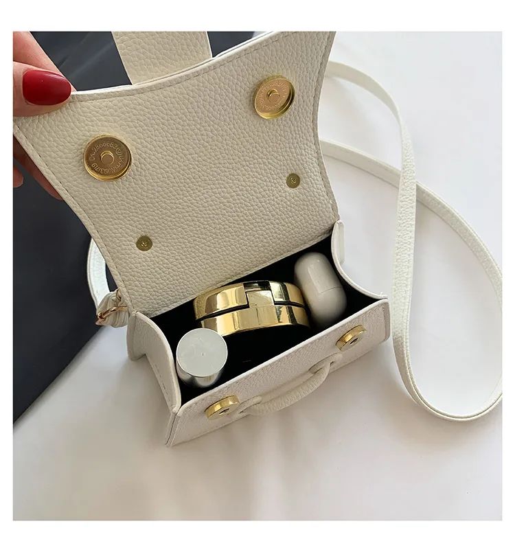 Trend Shoulder Bags Womens Solid Advanced Crossbody Bag Shoulder Clutch Bag Fashion Mini Purse Shopping Cosmetic Storage Handbag