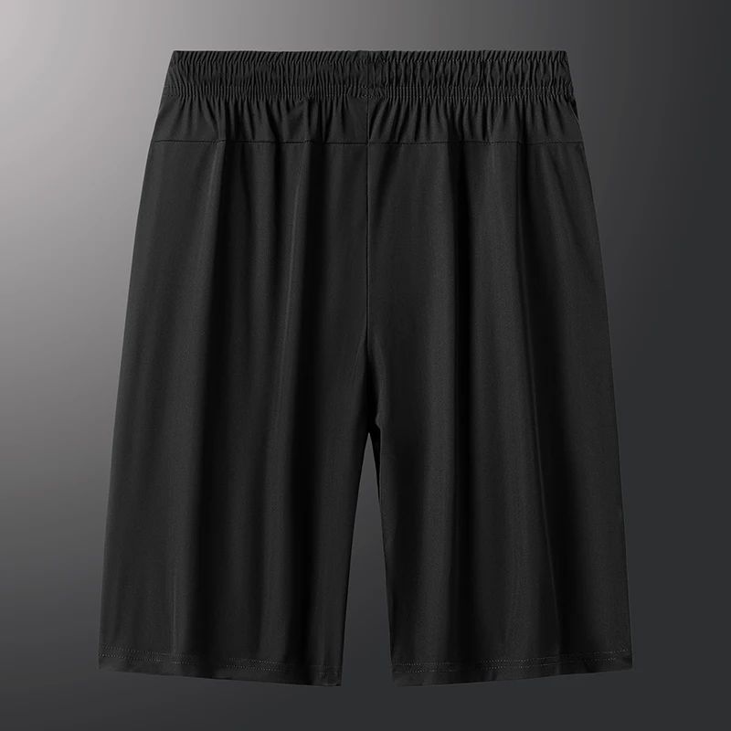 Men Plus Size Casual Shorts 6XL 7XL Big Size Gym Shorts Men Ice Silk Stretchy Summer Beach Short Pants Quick Dry Breathable