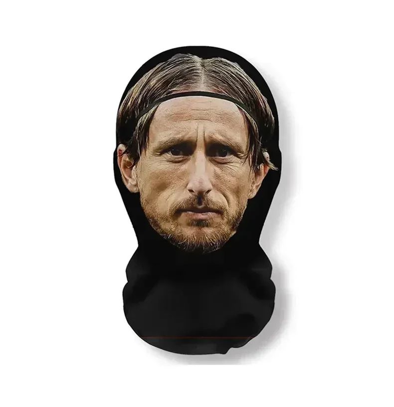 3D Funny Pattern Mesh Face Mask Head Cover Party Cosplay Props UV Protection Shield Neymar Pattern Headwear Novelty Supplies
