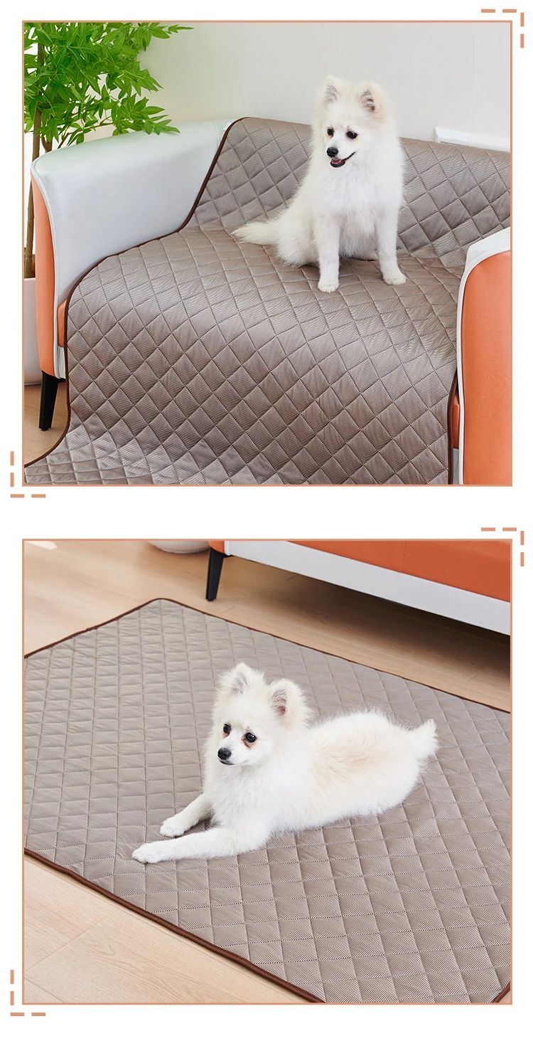 Tapete Gelado para Cães Cama para Pets Verão Tapetes para Cães Gatos Cobertor Sofá Respirável Lavável 8 Tamanhos para Cães Pequenos Médios Grandes Filhotes
