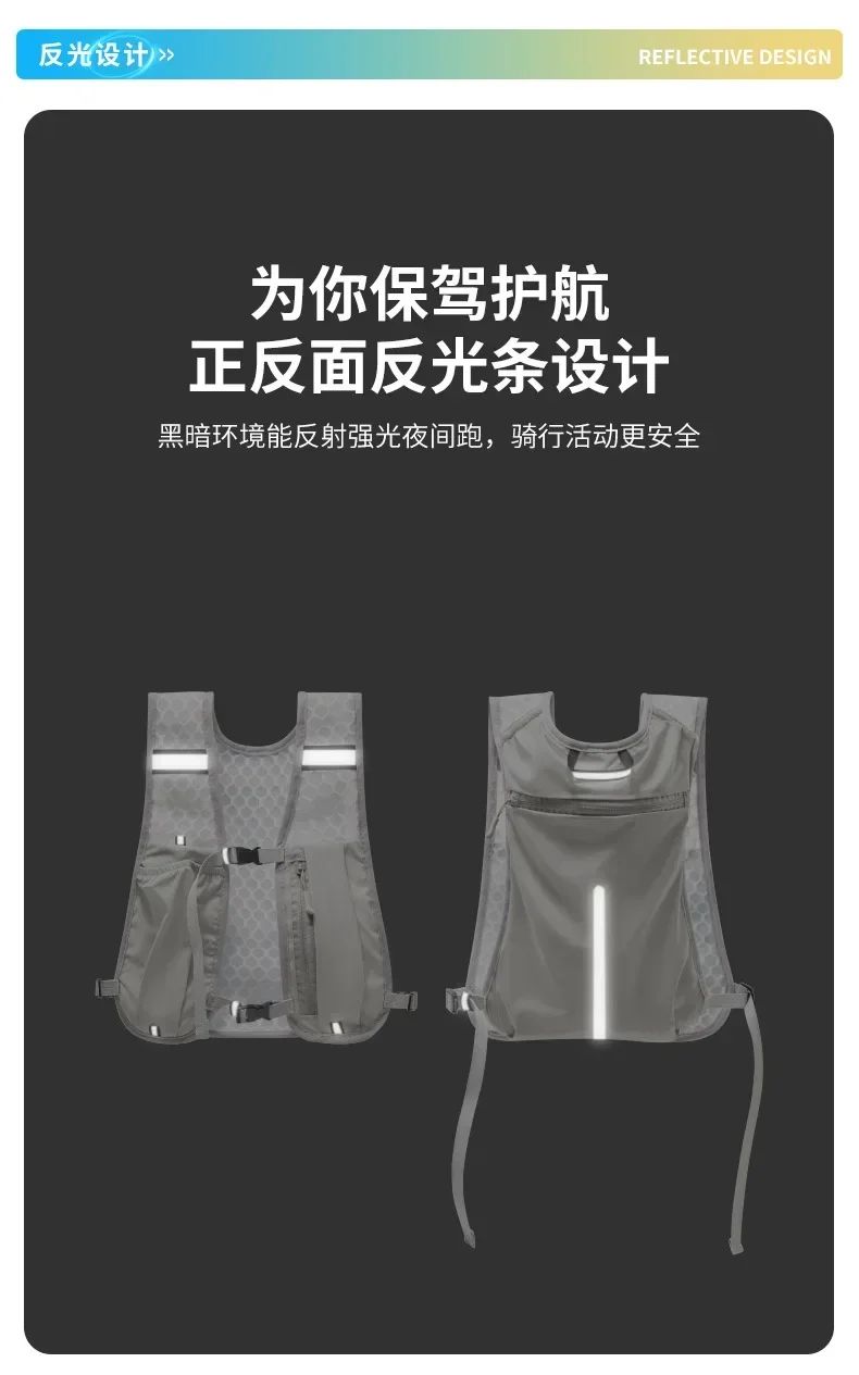 Cycling Running Hydrating Vest Ultralight Breathable Hydrating Backpack Bicycle Water Bag Outdoor Hiking Marathon Sports Vest