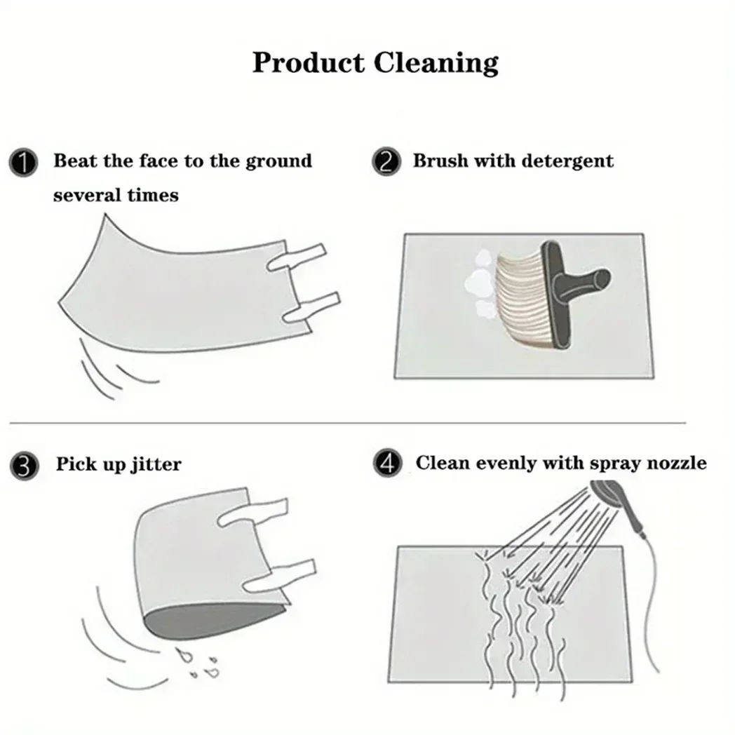 MINISO small T-Tears carpet Anti-Slip Kitchen Bedroom fashion D-Denim Handmade Tufted Rug Luxury Living Room Entrance Decoration