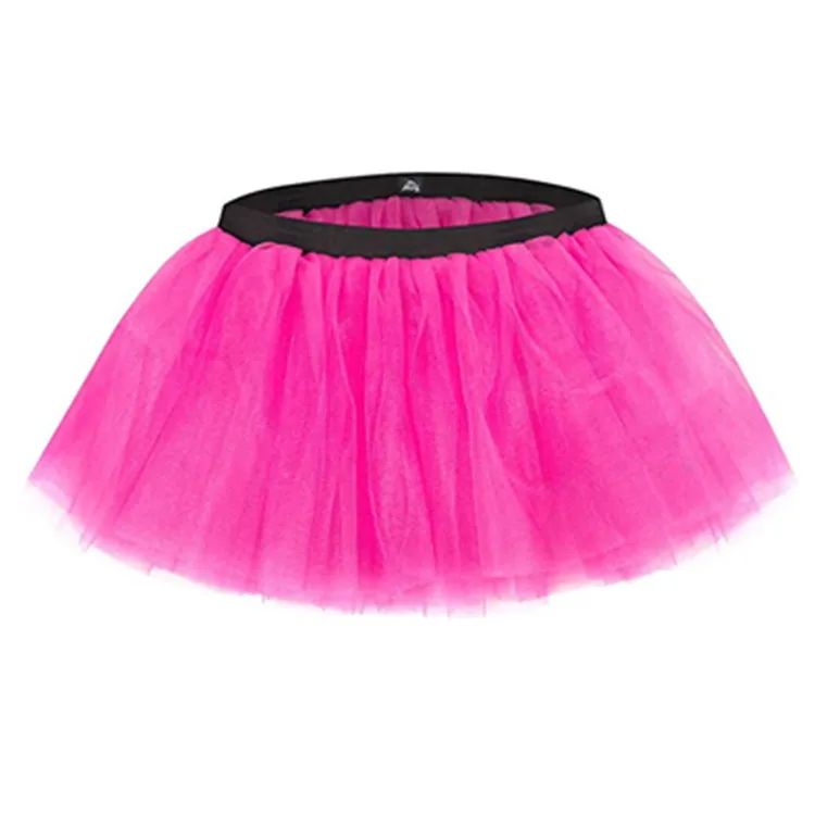 Plus Size Sexy Three-Layer Tulle Skirt for Adults Bar Nightclub Dancing Skirt Large Size Half Skirt Fashionable And Breathabl...