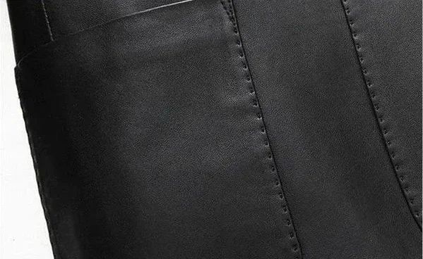 Thin Men's Suit Jackets Coat Short Cropped Male Blazer Leather Slim Fit Premium Simple Breasted New In Fashionable Elegant