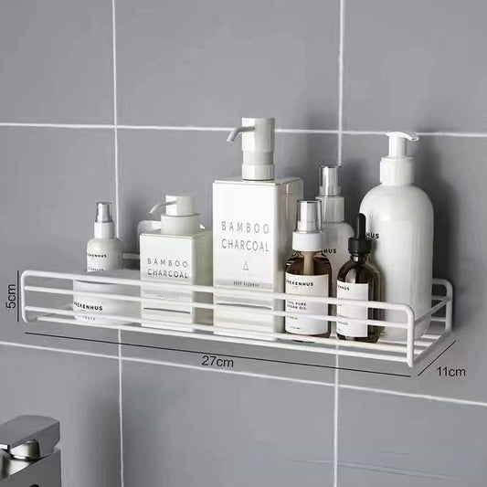 No Drill Bathroom Triangle Corner Shelf Wall Mounted Storage Rack for Kitchen Bathroom Organizer Space Saver