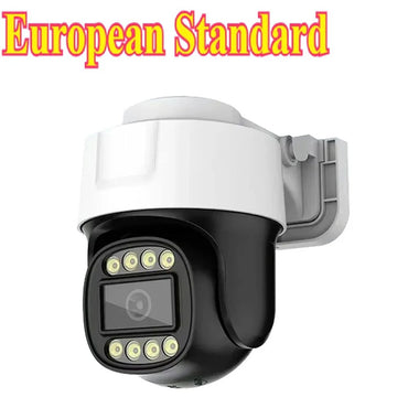 POE 4K AHD PTZ Camera with IP66 Waterproof Rating, Infrared Night Vision & Audio Over Coax