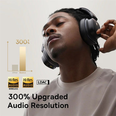 Baseus ANC Wireless Headphone Hi-Res LDAC Headset Bluetooth 5.4 BISA Pro Spatial Audio 50mm Driver Overhead Earphone Bowie 30Max