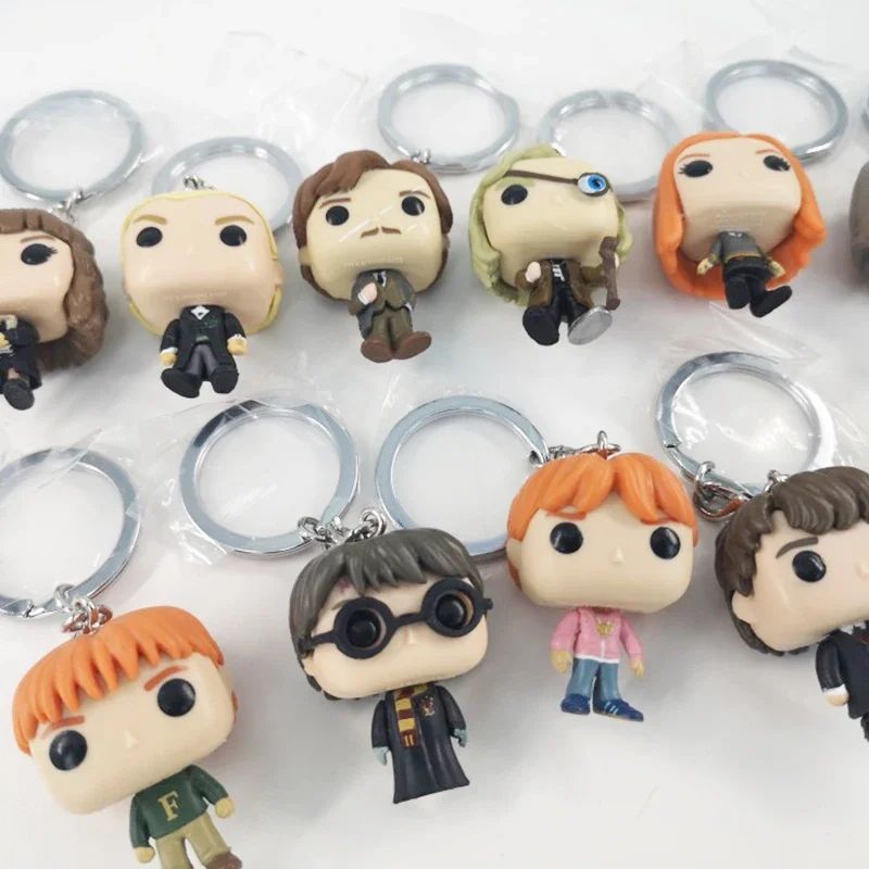 Funko Pocket Chaveiro Brinquedo Hermione Granger Dobby Dumbledore Malfoy Ginny Ron Hedwig Snape Voldemort Luna Pop de Bolso Chaveiro Brinquedo
