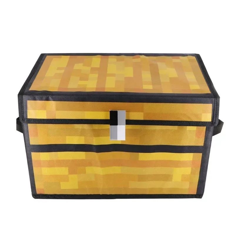 MineCraftion Chest Storage Box Large Capacity Foldable Clothes Blanket Quilt Dustproof Organizer Game Funny Home Decoration Box