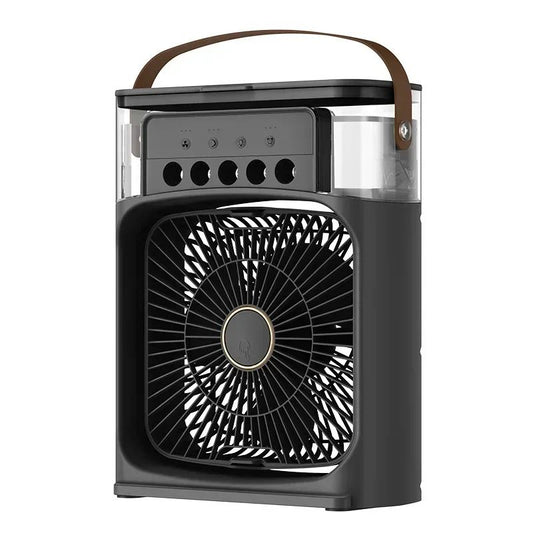Portable Humidifier Fan AIr Conditioner Mini Fan Water-cooled Silent Air Cooler Air Adjustment For Office Household 3 Speed Fan