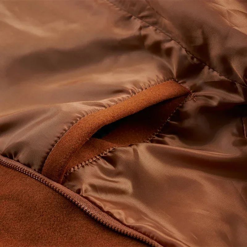 Overcoat 4XL Autumn Winter Mens Wool Trench Coats Fashion Middle Long Jacket Male Double Collar Zipper Coat Windbreak Woolen