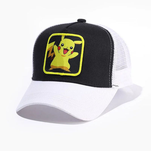 Anime Cartoon Baseball Caps Men Snapback Hip Hop Hats For Women Cotton Sun Mesh Hat Streetwear Breathable Visor Trucker Bones