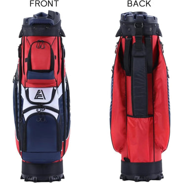 T-Lock Golf Cart Bag with 14 Way Organizer Divider Top, Premium Cart Bag with Handles and Rain Cover for Men