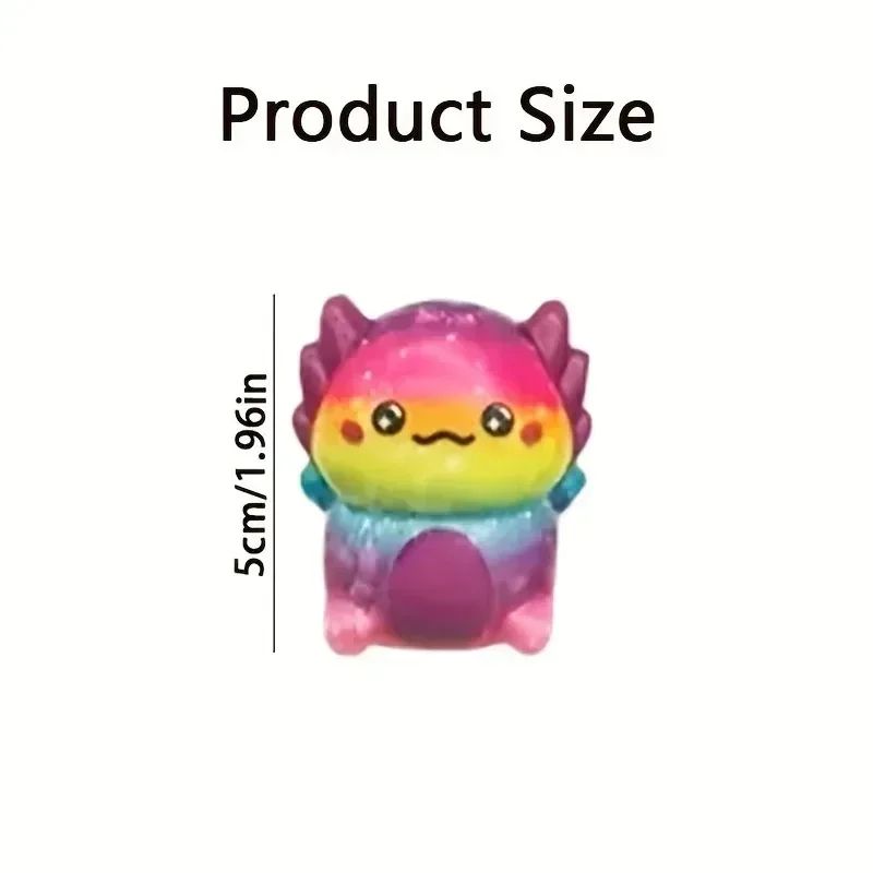 && 12/24PCS Kids Adult Mini Kawaii Newt Cute Squishy Stress Relief Squeeze Toy Slow Rising Toy Carnival Goodie Party Send Gift