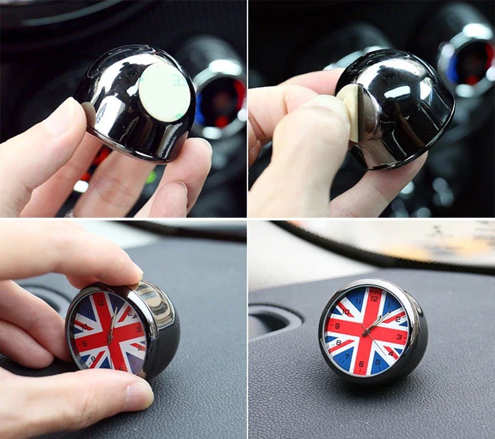 Car Styling Clock Ornament Watch Interior Decoration For Mini Cooper One S JCW R53 R55 R56 R60 R61 F54 F55 F60 Car Accessories