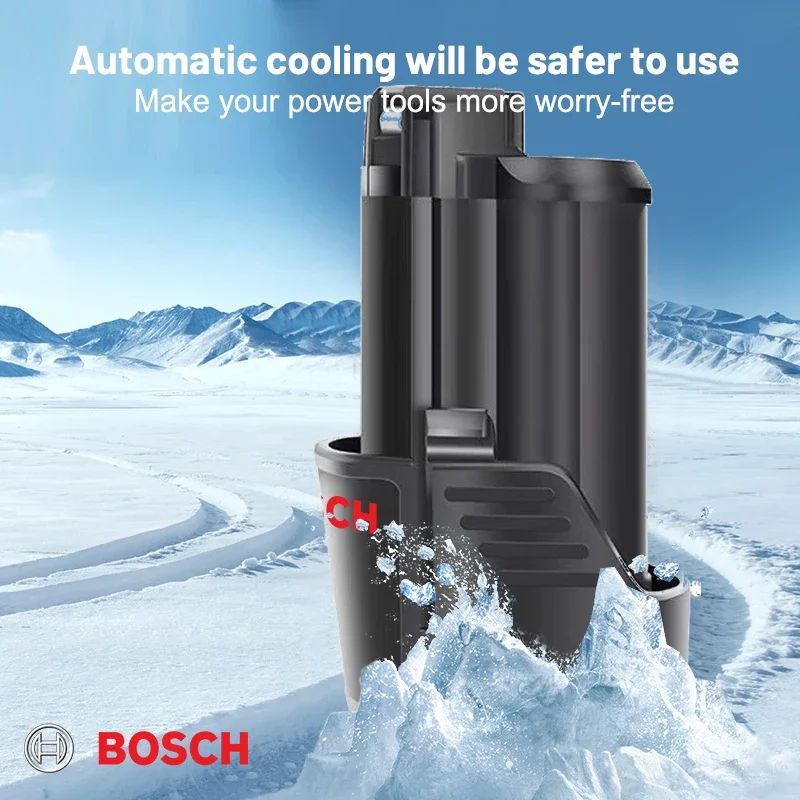 Bateria 100% Original Bosch 12V, 3000mAh, íons de lítio recarregável BAT411A BAT412 BAT412A BAT413 com Carregador de Bateria