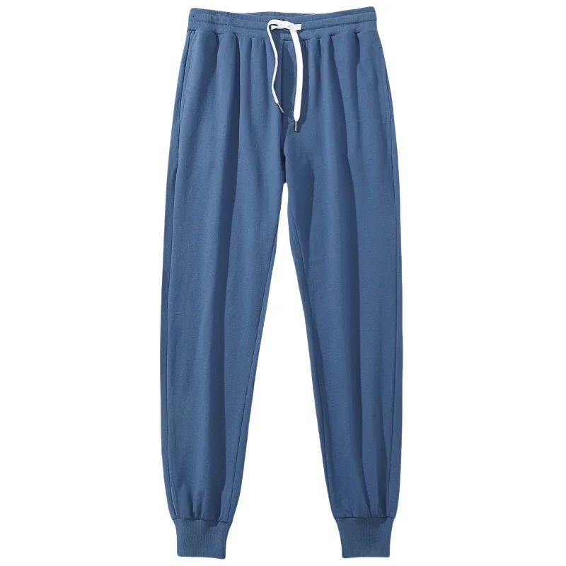 Men 100% Cotton Pants Elastic Gym Sweatpants Casual Jogging Trousers Sport Joggers Fitness Running Pants Man Clothing Streetwear