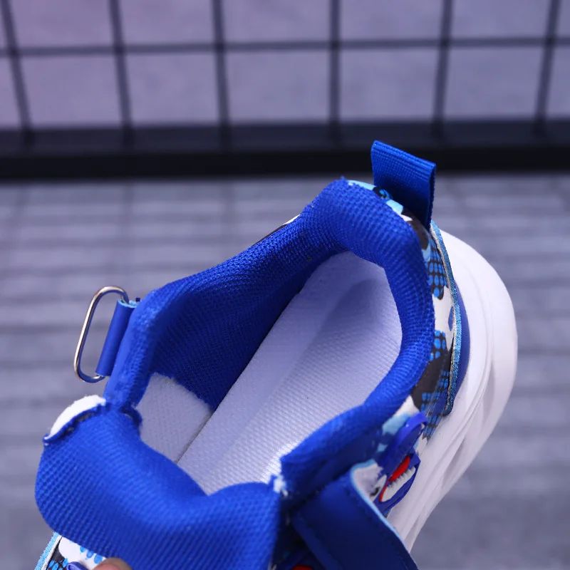 2025 New Boys Led Lighted Shoes Fashion Children's Casual Sneakers Kids Luminous Shoes Sport Shoes Lighted Shoes