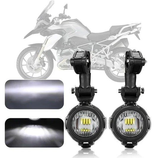 Motorcycle LED Auxiliary Headlight Fog Light Protector For BMW R1200GS LC R1250GS Adventure R1250RT R1200RT R1250RS
