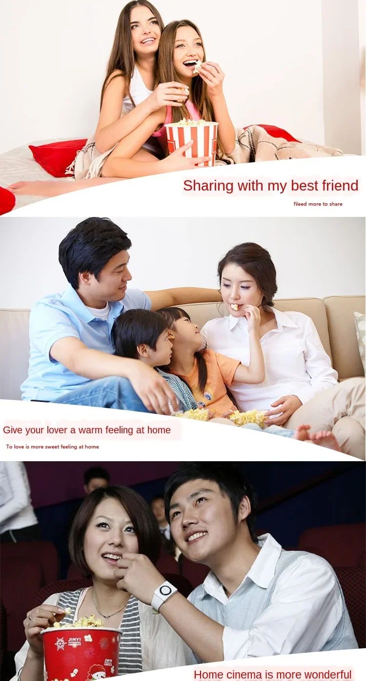 Popcorn Machine Household Small Electric Popcorn Machine Can Put Oil and Sugar Seasoning