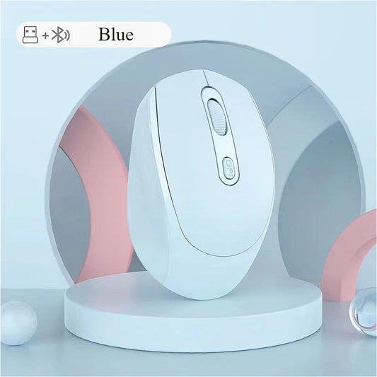 MINGCVIL Wireless Mouse RGB Rechargeable Bluetooth Mice Wireless Computer Ergonomic Gaming Mouse for Laptop PC adjustable DPI